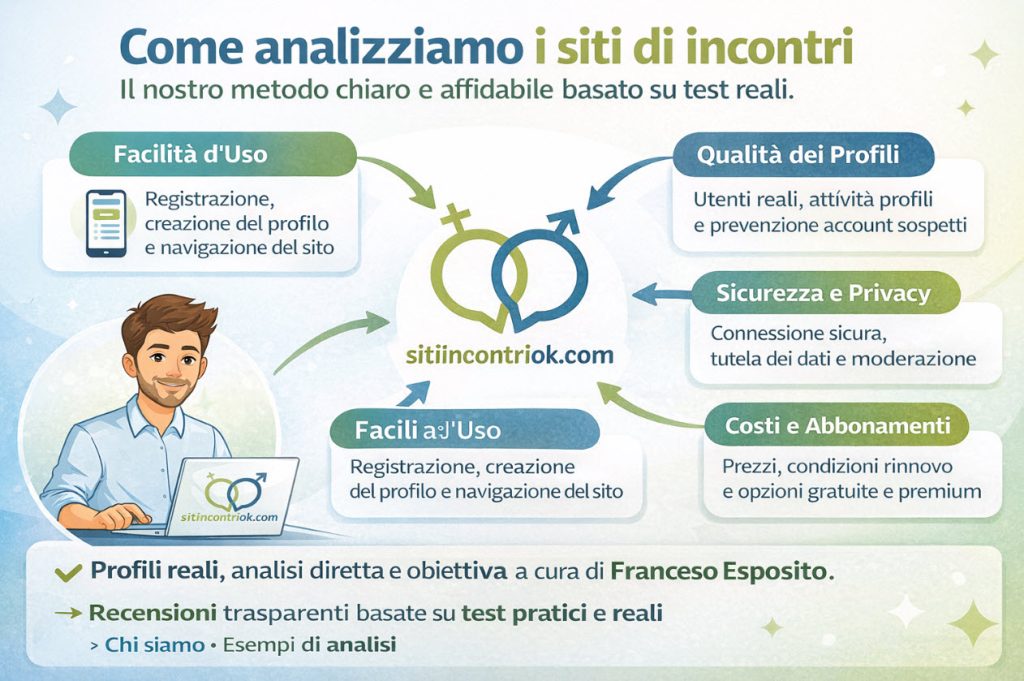 Come analizziamo i siti di incontri