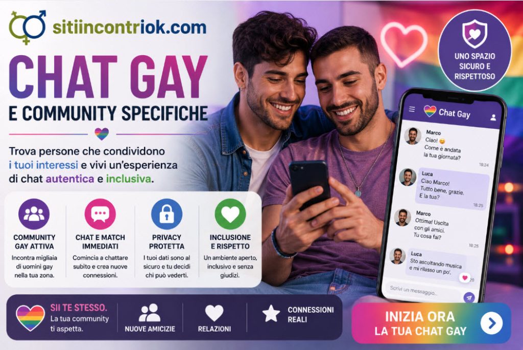 Chat gay e community specifiche