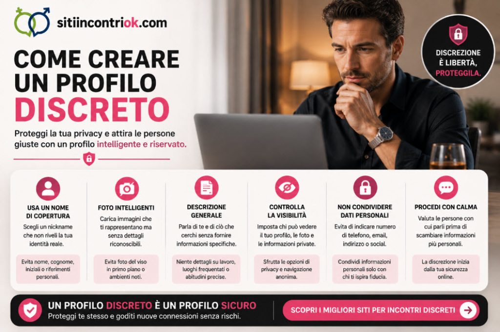 Come creare un profilo discreto