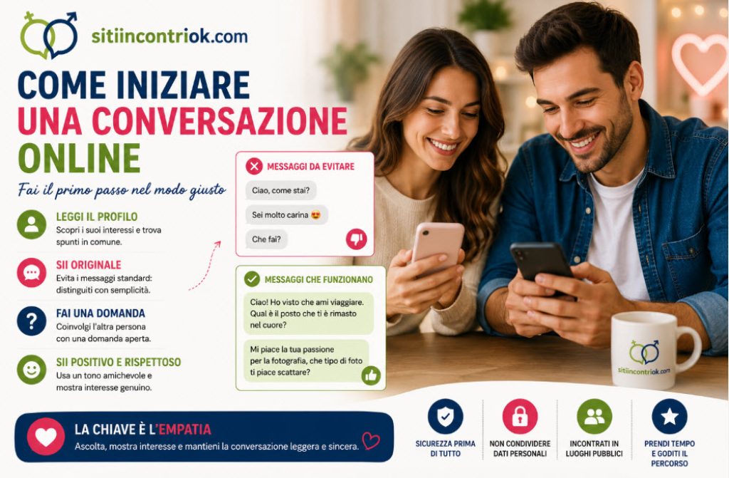 Come iniziare una conversazione online