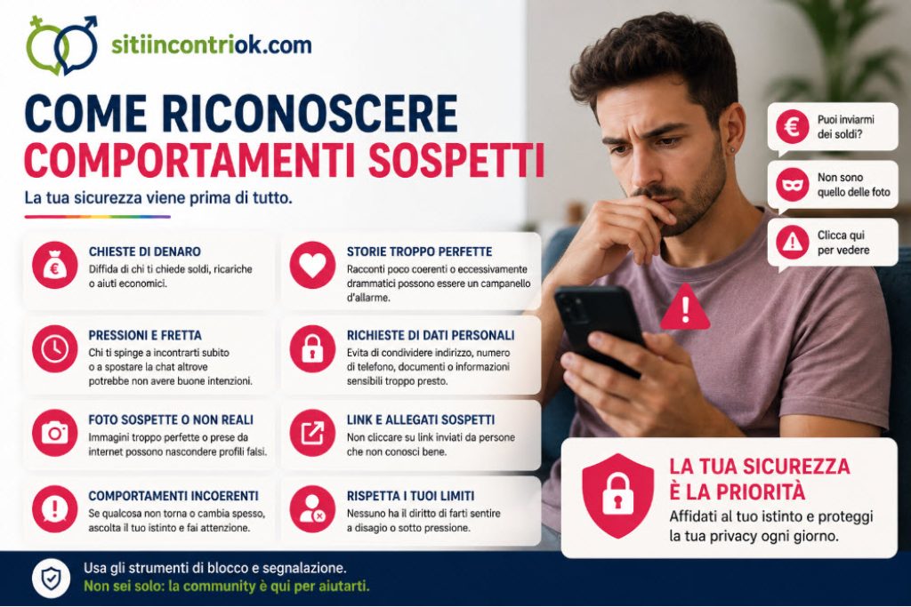 Come riconoscere comportamenti sospetti