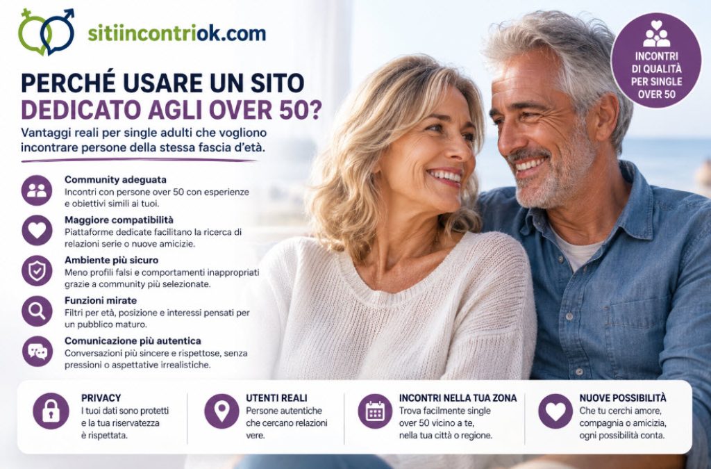 Perché usare un sito dedicato agli over 50