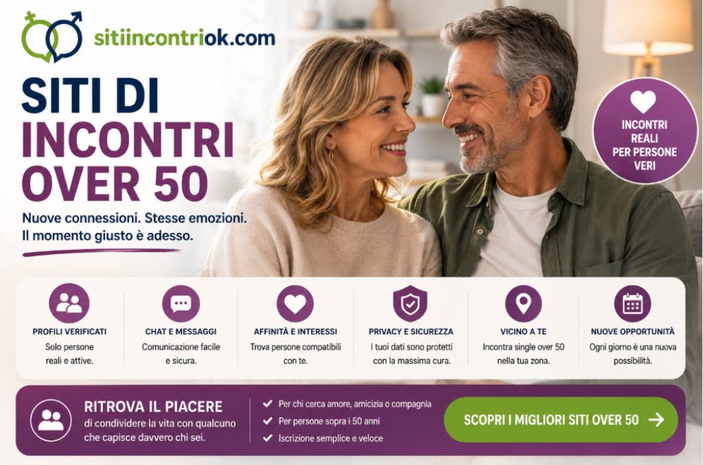 Siti incontri over 50