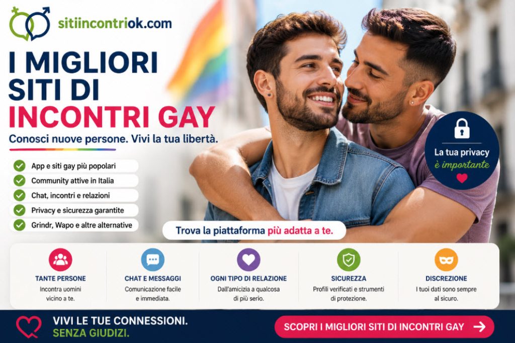 migliori siti di incontri gay
