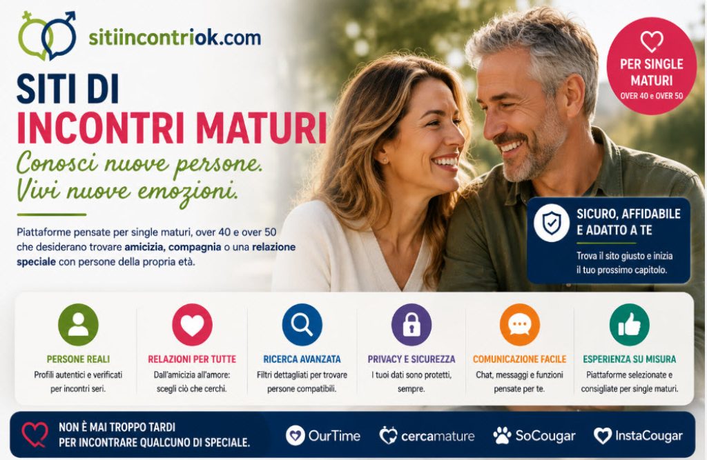 siti di incontri maturi