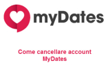 Come cancellare account MyDates ed annullare l’iscrizione